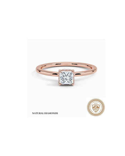 Alyss Double Halo Diamond Engagement Ring