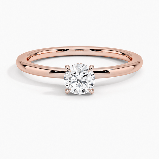 Seilla Under Halo Round Diamond Engagement Ring