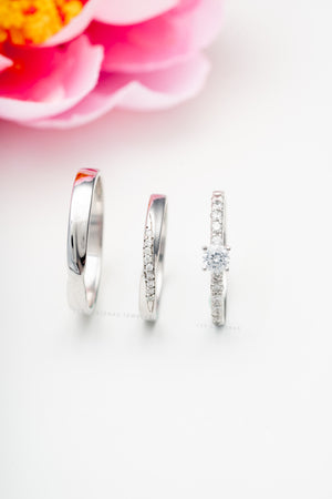 Justine Wedding Ring Set Justine Wedding Ring Set