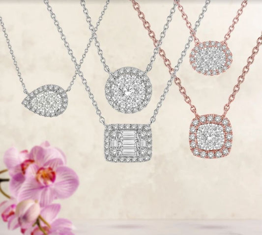 Cassandra Diamond Center Necklace