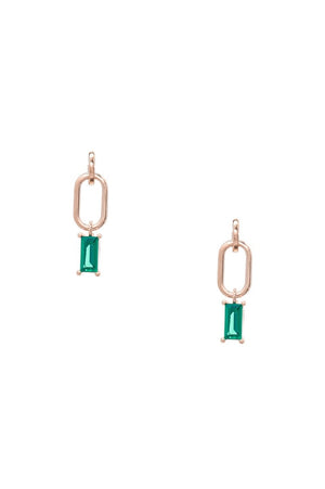 Ashley Emerald Diamond Earrings Ashley Emerald Diamond Earrings
