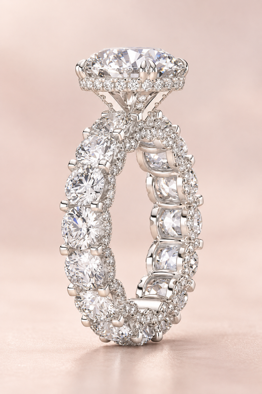 Quince Oval Shape Engagement Ring