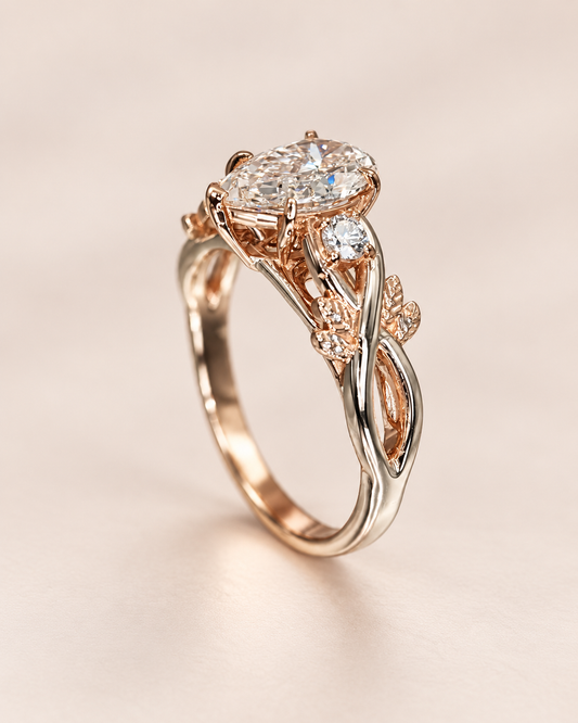 Ophelia Pear Shape Diamond Engagement Ring