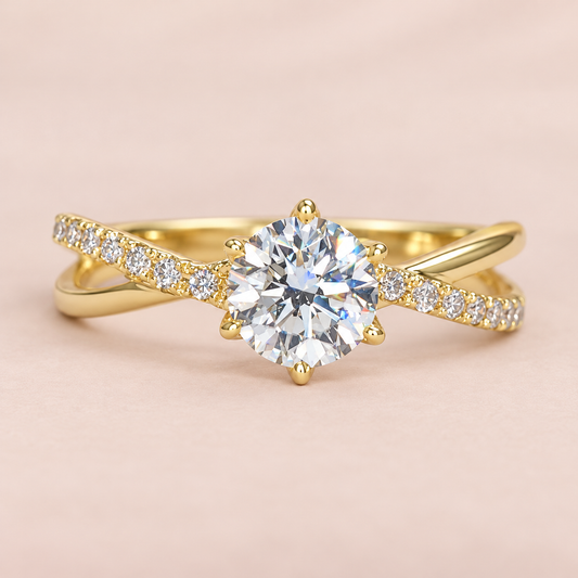 Buttercup Round Brilliant Engagement Ring