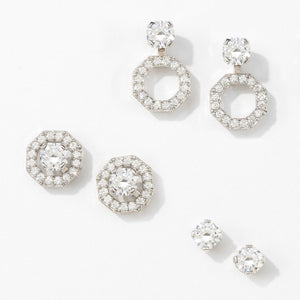 Lindsay 3 Way Diamond Earrings Lindsay 3 Way Diamond Earrings