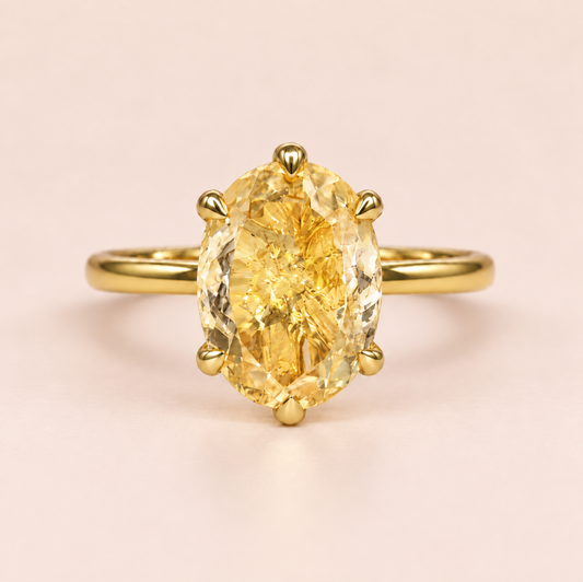 Solara Oval Shape Engagement Ring
