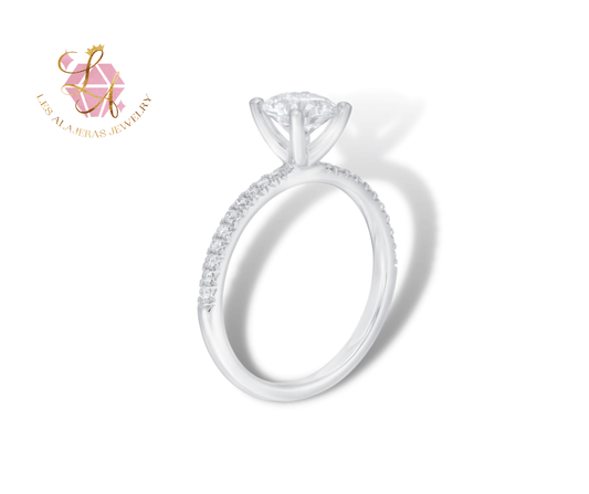 Aleya Diamond Engagement Ring