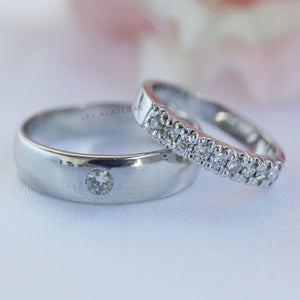 Samuel Diamond Platinum Wedding Ring Samuel Diamond Platinum Wedding Ring