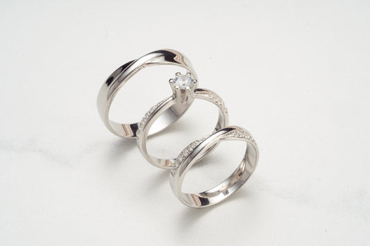 Rafaela Diamond Wedding Rings Set