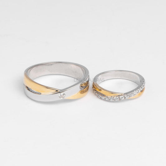 Cristal Wedding Rings