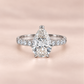 Margery Pear Shape Diamond Engagement Ring