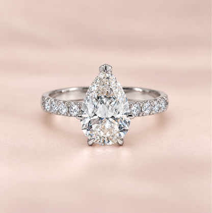 Margery Pear Shape Diamond Engagement Ring