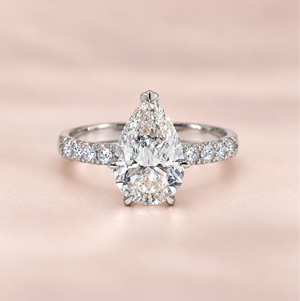Margery Pear Shape Diamond Engagement Ring