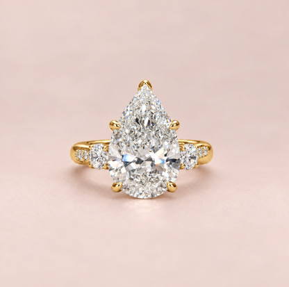 Zephy Pear Shape Engagement Ring
