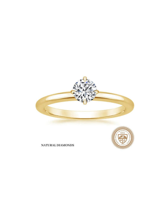 Melody Solitaire Diamond Engagement Ring