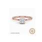 Alyss Double Halo Diamond Engagement Ring