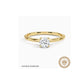 Penelope Round Diamond Engagement Ring