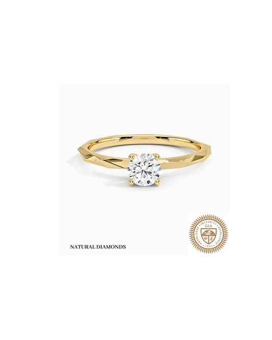 Penelope Round Diamond Engagement Ring