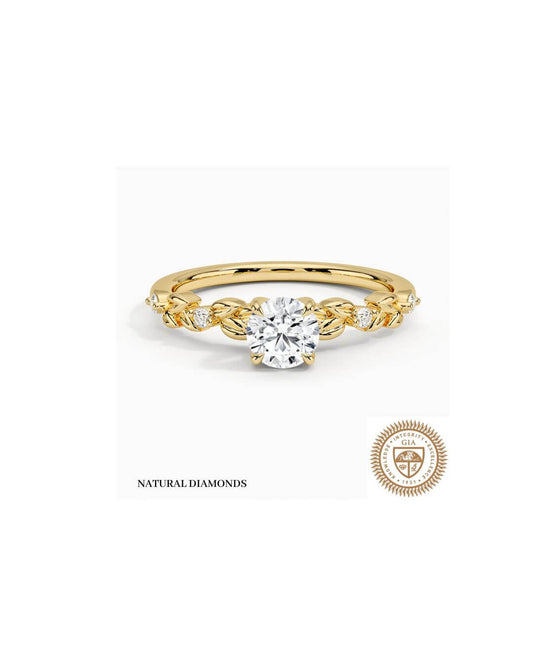 Marigold Round Diamond Engagement Ring