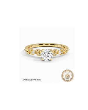 Marigold Round Diamond Engagement Ring