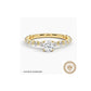 Luxe Marseille Round Diamond Engagement Ring