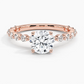Luxe Marseille Round Diamond Engagement Ring