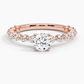 Luxe Marseille Round Diamond Engagement Ring