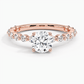 Luxe Marseille Round Diamond Engagement Ring