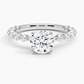 Luxe Marseille Round Diamond Engagement Ring