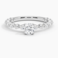 Luxe Marseille Round Diamond Engagement Ring