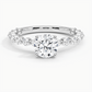 Luxe Marseille Round Diamond Engagement Ring