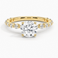 Luxe Marseille Round Diamond Engagement Ring