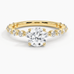 Luxe Marseille Round Diamond Engagement Ring