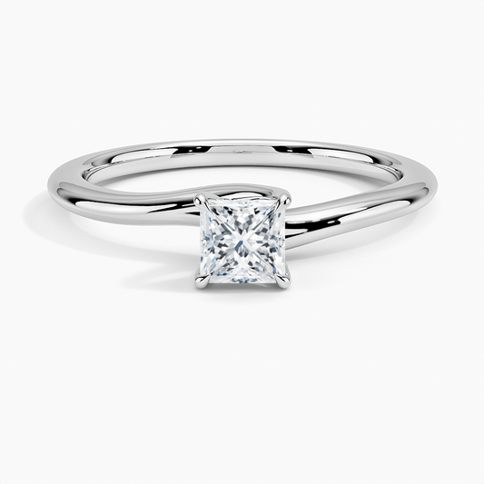 Daffodil  Diamond Engagement Ring