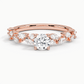 Magnolia Round Diamond Engagement Ring