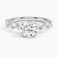 Magnolia Round Diamond Engagement Ring