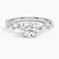 Magnolia Round Diamond Engagement Ring