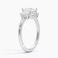 Aster Three Stone Diamond Engagement Ring