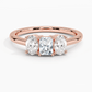 Aster Three Stone Diamond Engagement Ring