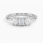 Aster Three Stone Diamond Engagement Ring