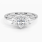 Aster Three Stone Diamond Engagement Ring