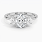Aster Three Stone Diamond Engagement Ring
