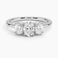 Aster Three Stone Diamond Engagement Ring