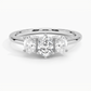 Aster Three Stone Diamond Engagement Ring