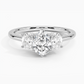 Aster Three Stone Diamond Engagement Ring