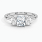 Aster Three Stone Diamond Engagement Ring
