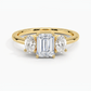 Aster Three Stone Diamond Engagement Ring
