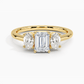 Aster Three Stone Diamond Engagement Ring