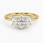 Aster Three Stone Diamond Engagement Ring