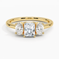Aster Three Stone Diamond Engagement Ring
